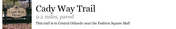 Cady Way Trail