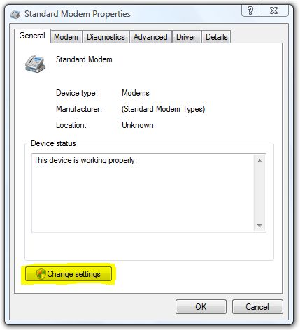 Change Settings Change Settings